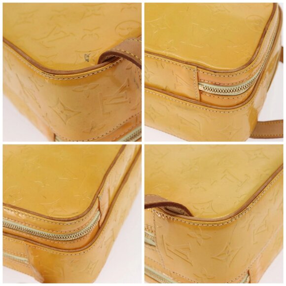 LOUIS VUITTON Monogram Vernis Marley Backpack Gris M91038 LV Auth 153042 main image 5